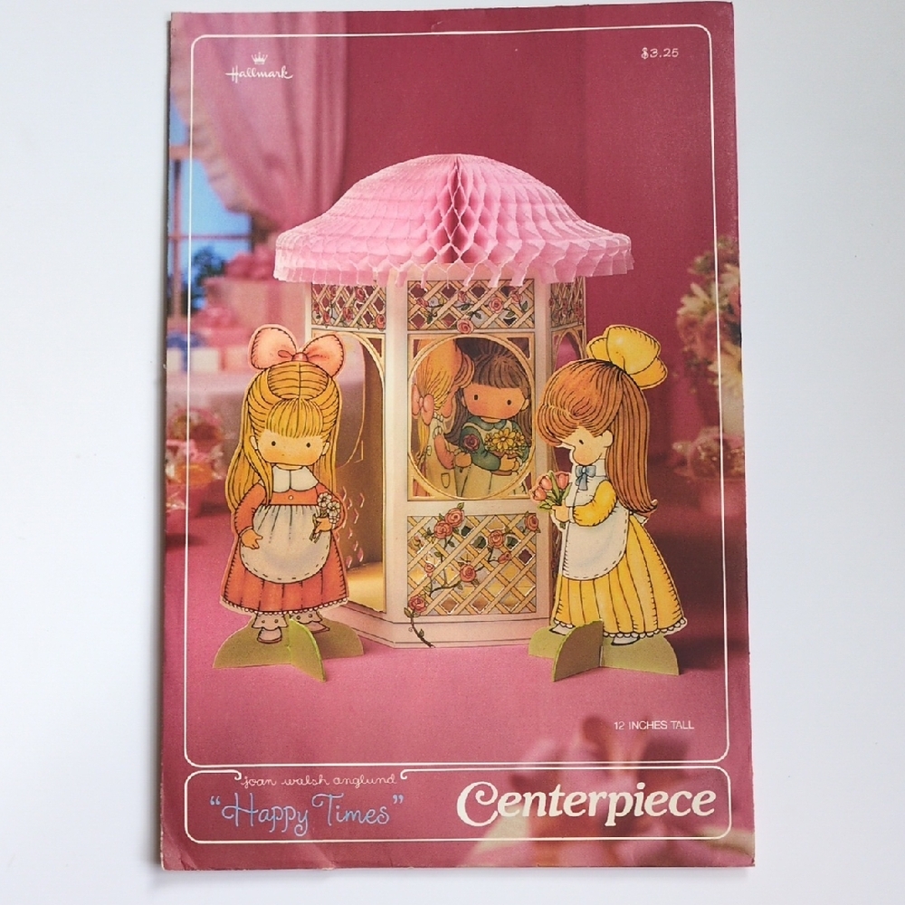 NEW Vintage 1969 Hallmark Joan Walsh Anglund Happy TImes Table Centerpiece